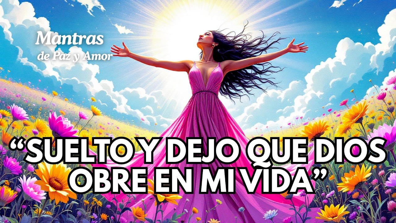 🙏 SUELTO Y DEJO QUE DIOS OBRE EN MI VIDA | Mantra de gratitud, paz y bendiciones