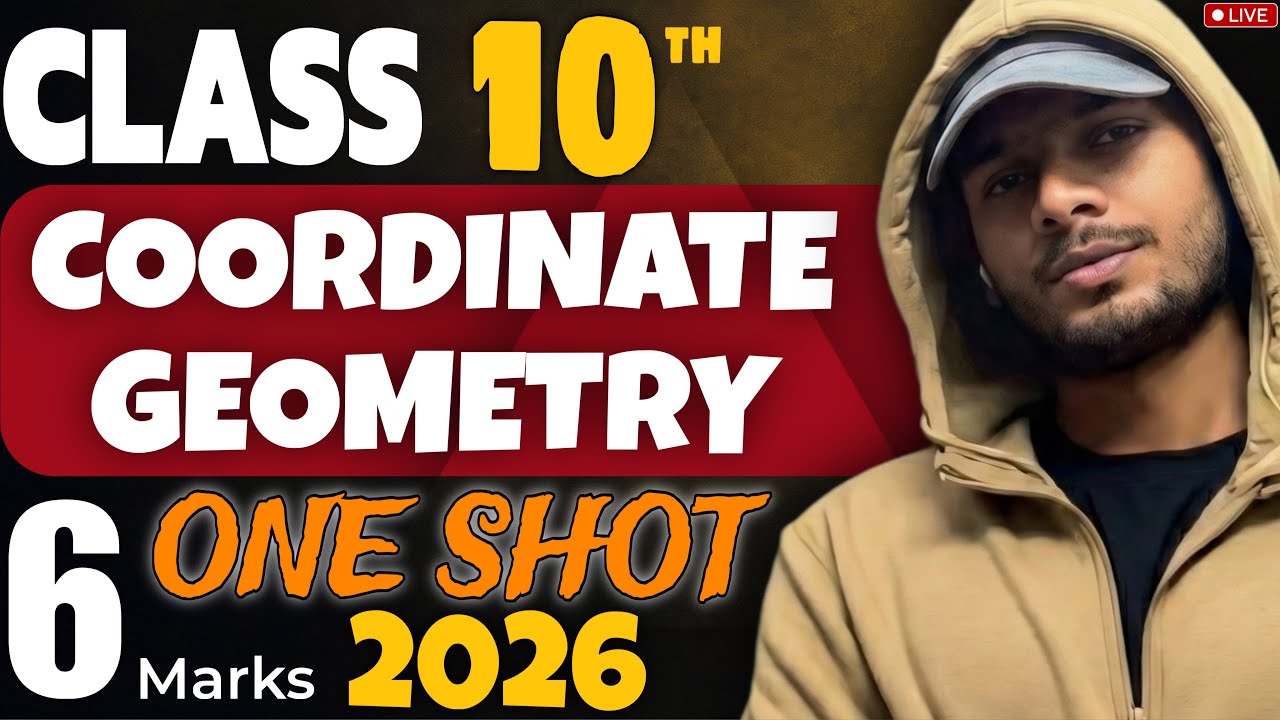 Class 10th Coordinate Geometry (ONE SHOT) I Complete Board Preparation I @PwMaths