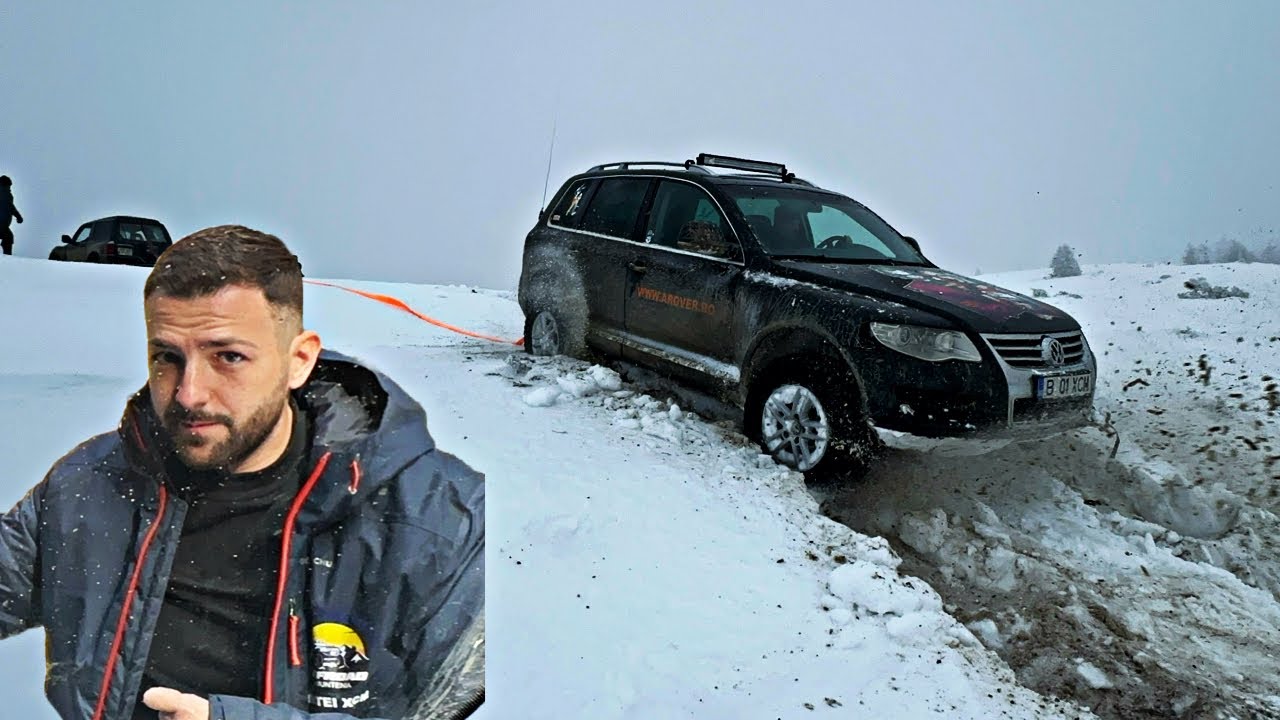 Sambata lu’ Matei.OffRoad prin zapada.Am ramas in nameti.VW Touareg vs Mitsubishi Pajero Mk3