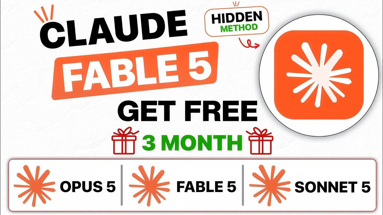Get Claude Fable 5 FREE Working ( Legal Method 2026 ) Complete Guide | Claude Fable 5 & Opus 5 Free