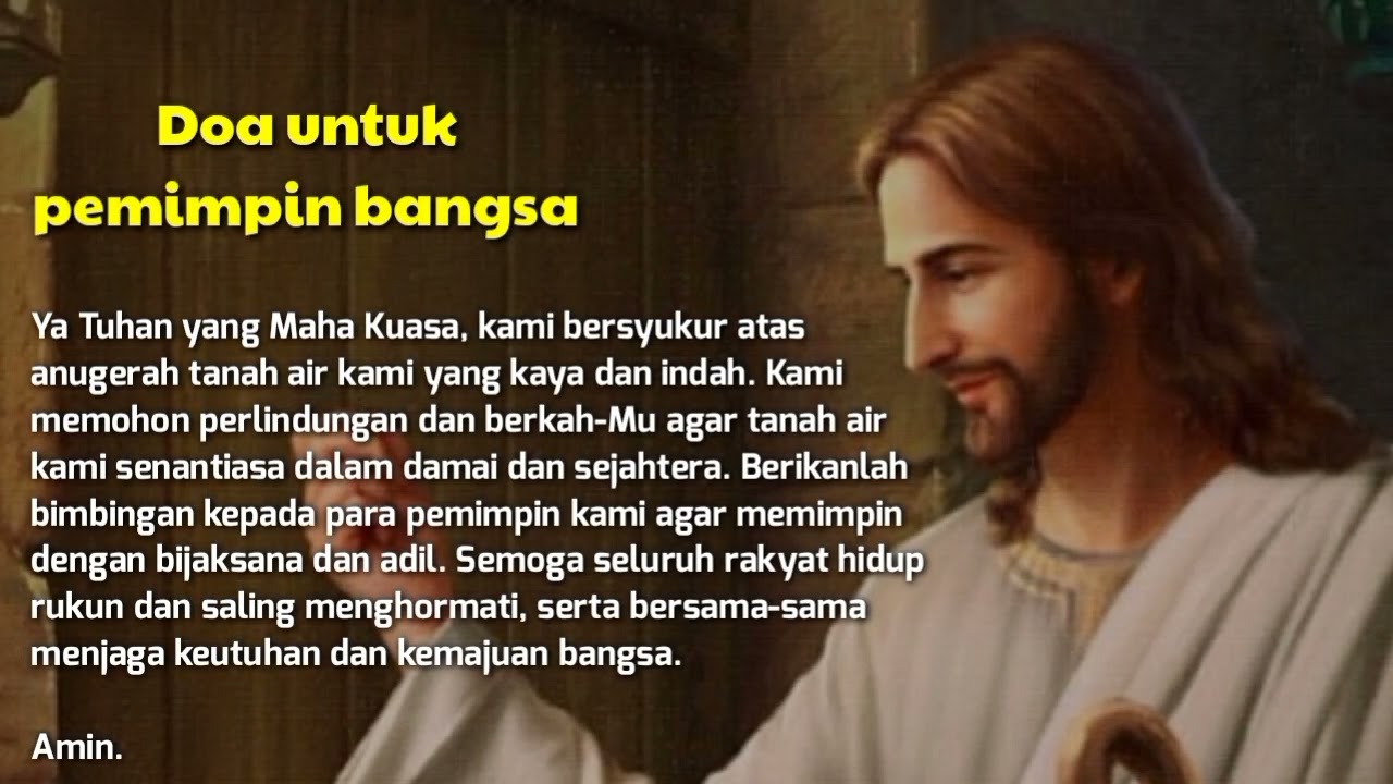 DOA IBU UNTUK PEMIMPIN BANGSA