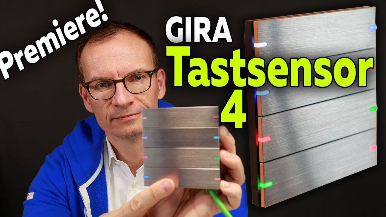 Gira Tastsensor 4: Bester KNX-Taster im Segment? LEDs & Feuchtesensor - Smartest Home - Folge 176