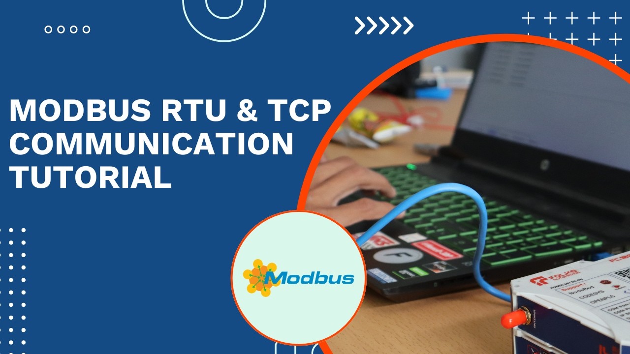 Tutorial Komunikasi Modbus RTU & TCP | Folks FC100-B PLC