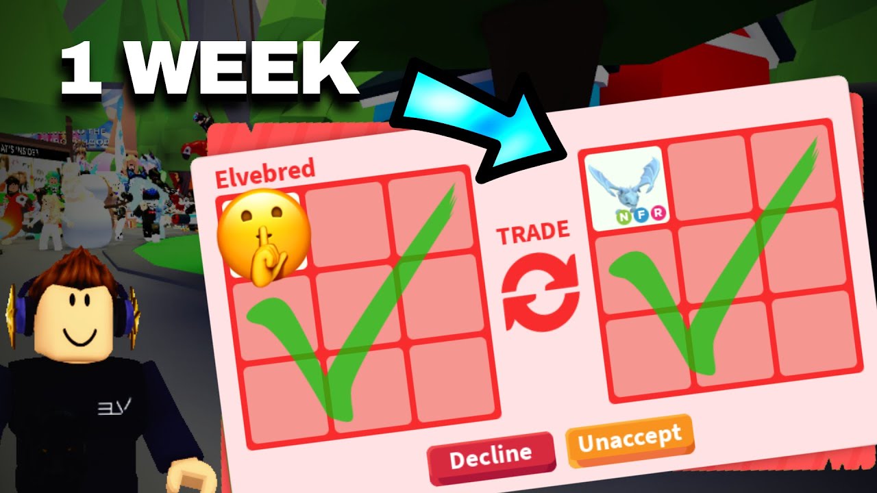 TRADING to Surprise Friend With NEON FROST DRAGON in Adopt Me