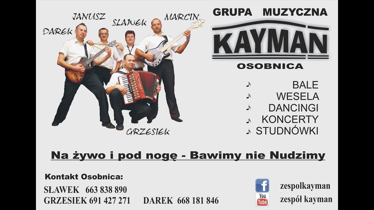 Kayman - Przyjedź chłopce przyjedź - COVER