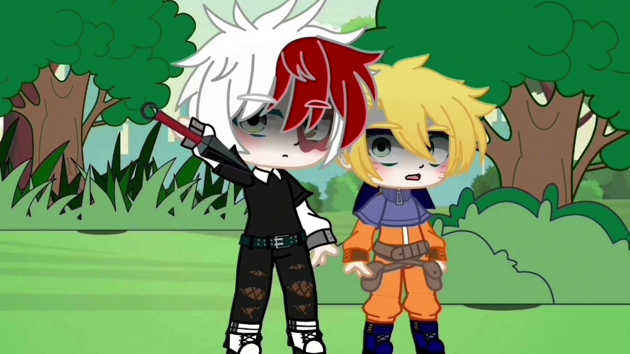 //Si BNHA fuera a NARUTO💫//DKBK💚🧡💥//NaruSasu💛💙💥//parte 1/2//