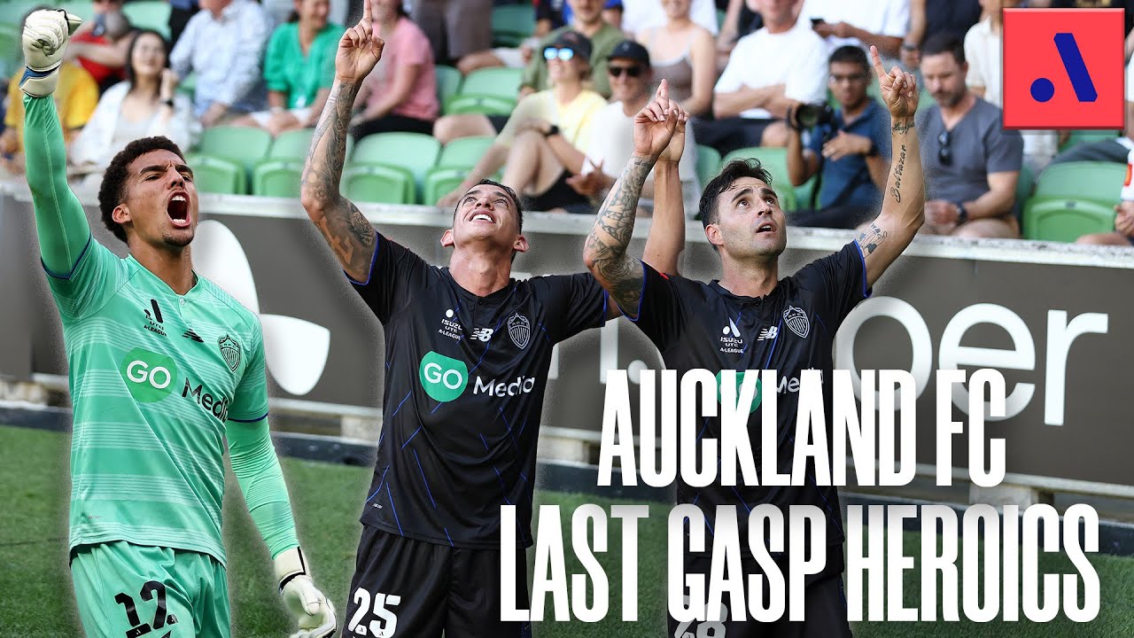 AUCKLAND FC CAN'T STOP SCORING 90+ MINUTE GOALS