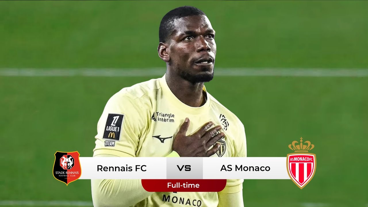 Paul Pogba debut after 811 days Missing !! 4-1 Highlights Rennes vs AS Monaco • Le Résumé fanscam