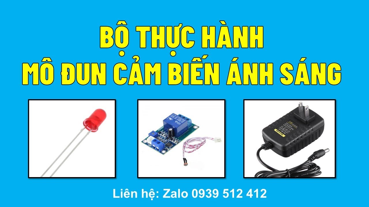 Lắp ráp mô đun cảm biến ánh sáng/cảm biến ánh sáng/công nghệ lớp 8