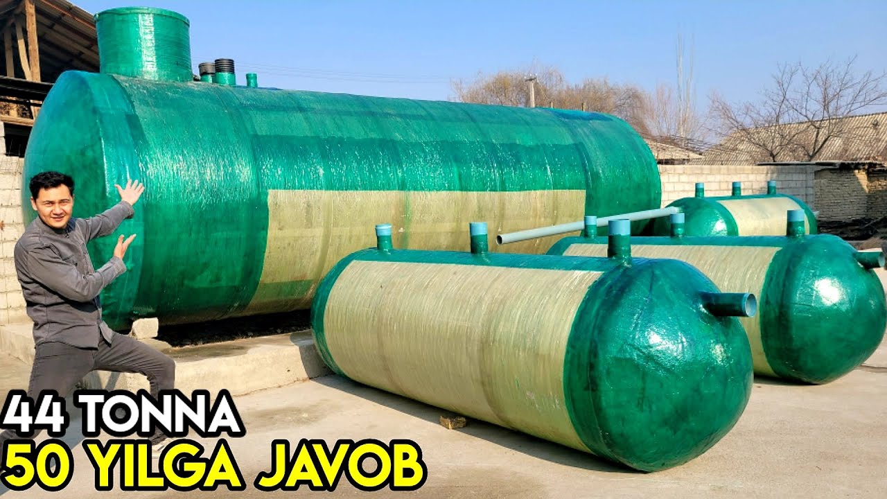 UZBEKISTONDA BIRINCHI YEVROPA TEXNALOGYASI ISTALGAN HAJIMDA YENGIL ARZON KANALIZATSIYA BACHOKLARI