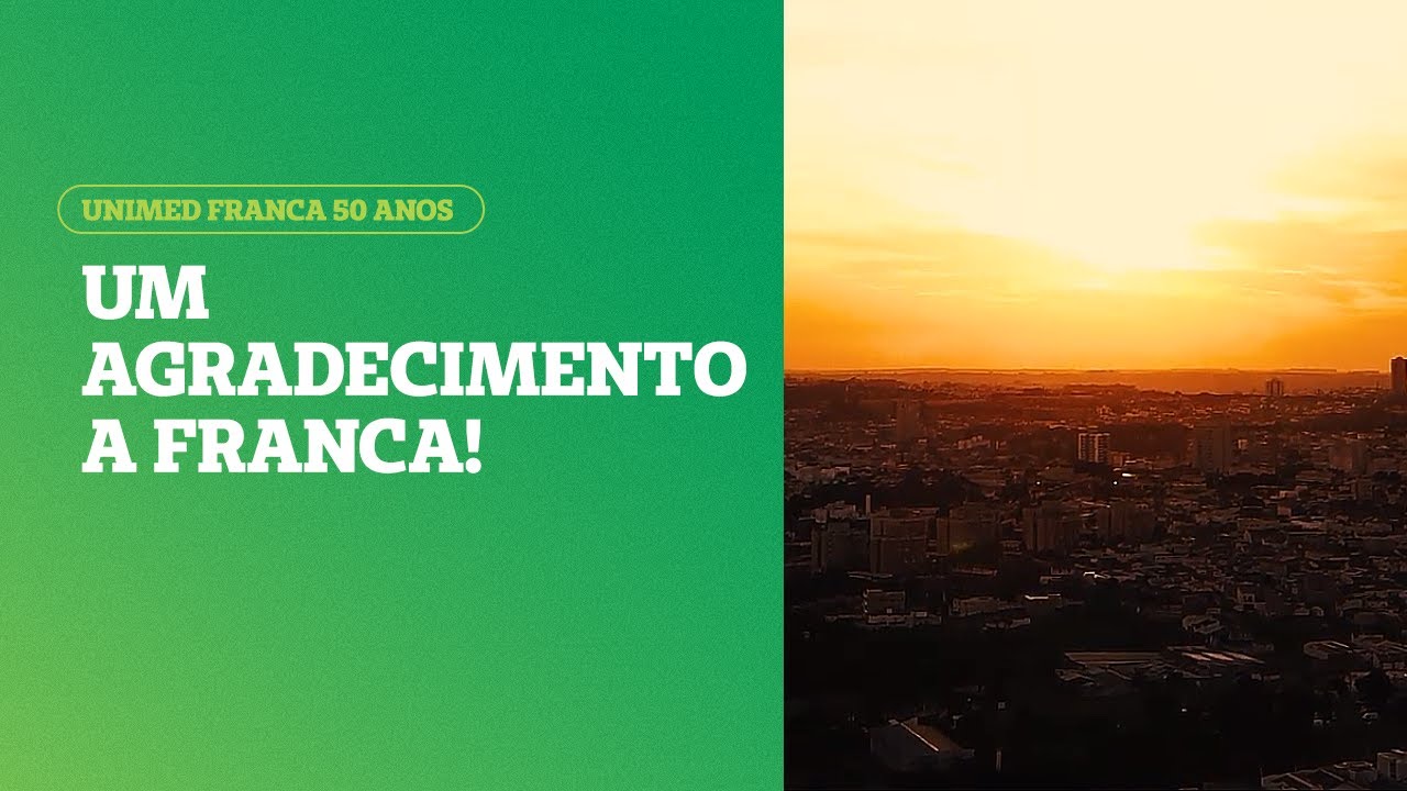 Unimed Franca 50 anos: cuidar de vidas &eacute; voca&ccedil;&atilde;o. Cuidar da sua fam&iacute;lia &eacute; privil&eacute;gio!