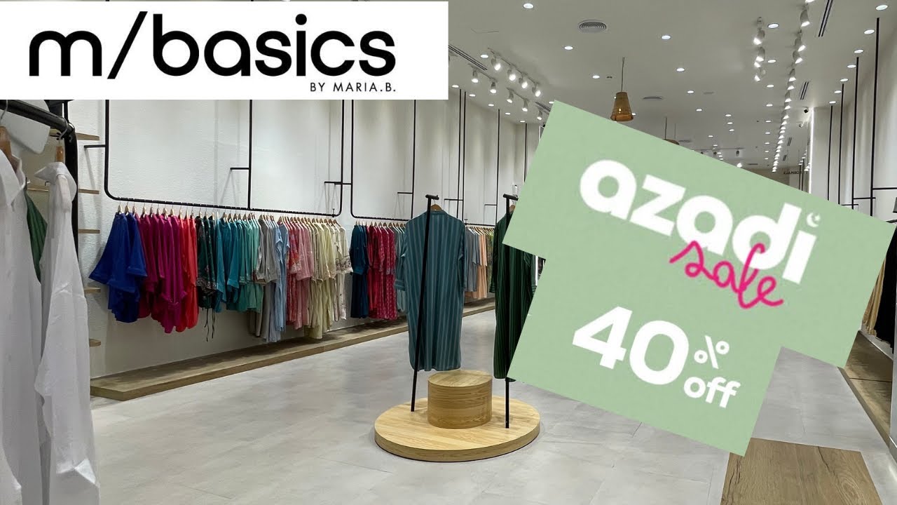M Basic By  Maria B Sale 2025 | 20% Off Ready To Wear Collection | Afsheen Closet