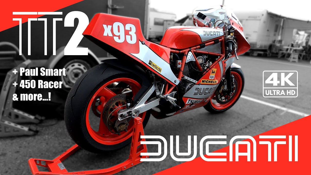Classic Ducati Motorcycles in 4K & Sound: From TT2 to Paul Smart Replica