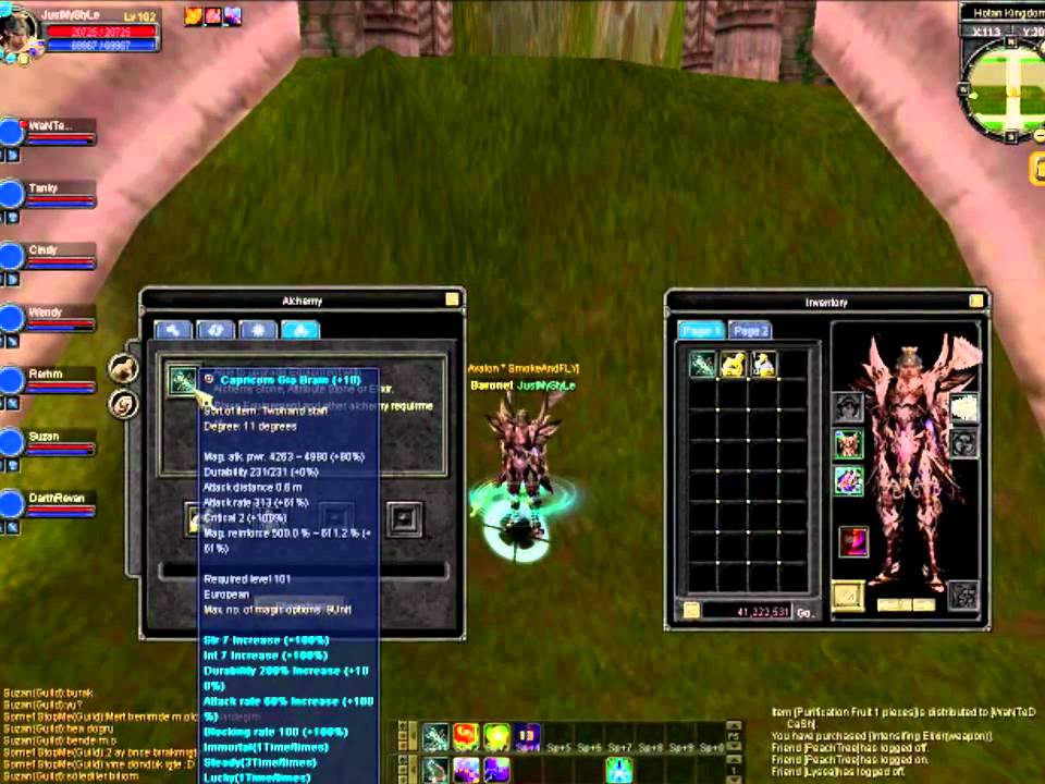 ☺ Silkroad Online Alchemy +10 go +11