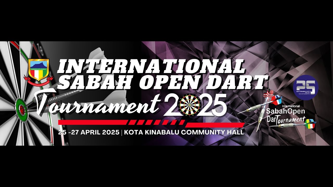 KEJOHANAN INTERNATIONAL SABAH OPEN DART TOURNAMENT 2025