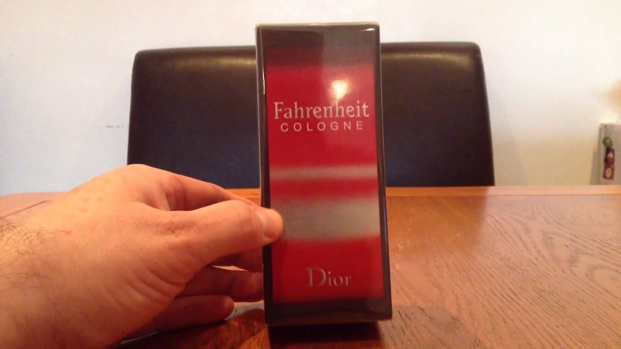 Dior Fahrenheit Cologne 2016 Unboxing and First Impressions