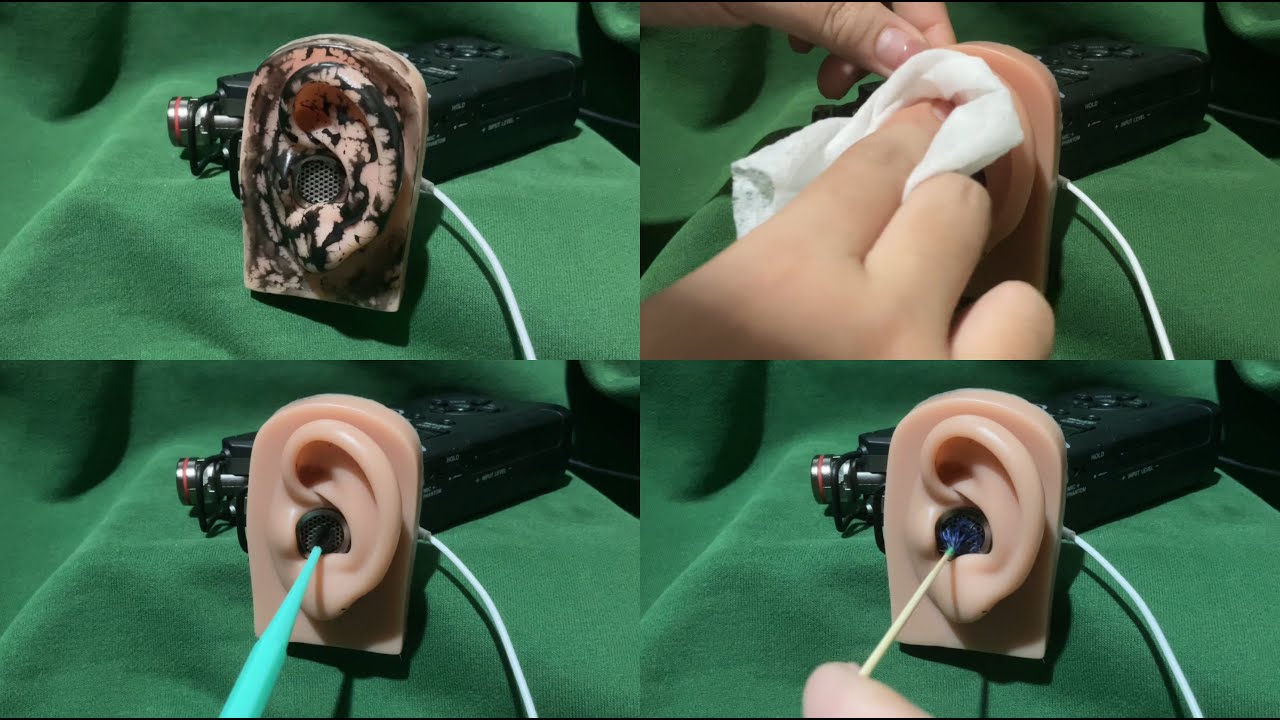 ASMR Deep Ear Cleaning for Dirty Ears 💚 ทำความสะอาดคราบสกปรกออกจากหู (No Talking)