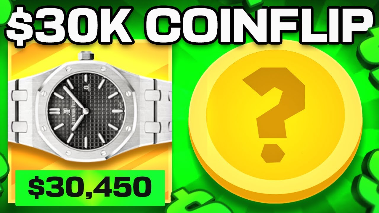 WE DID A COIN FLIP FOR A $30,000 ROYAL OAK AP ON LUXDROP!