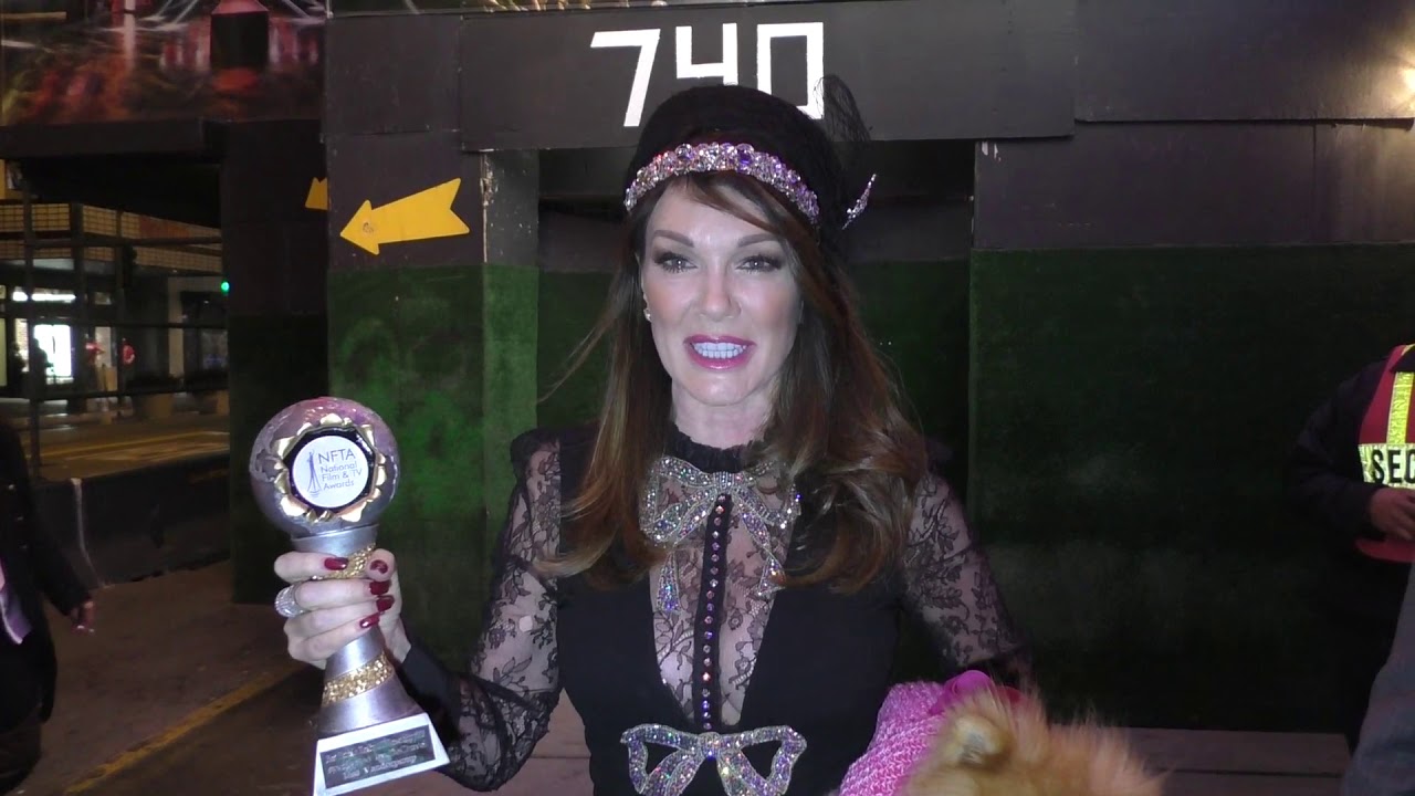 Lisa Vanderpump talks about winning best reality star outside the 2nd Annual National Film And TV Aw