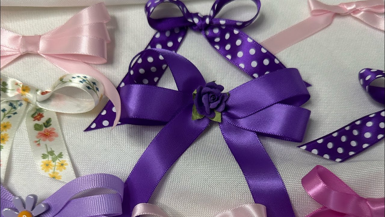 Beautiful Small Bow Tutorial! 🩷🎀💜