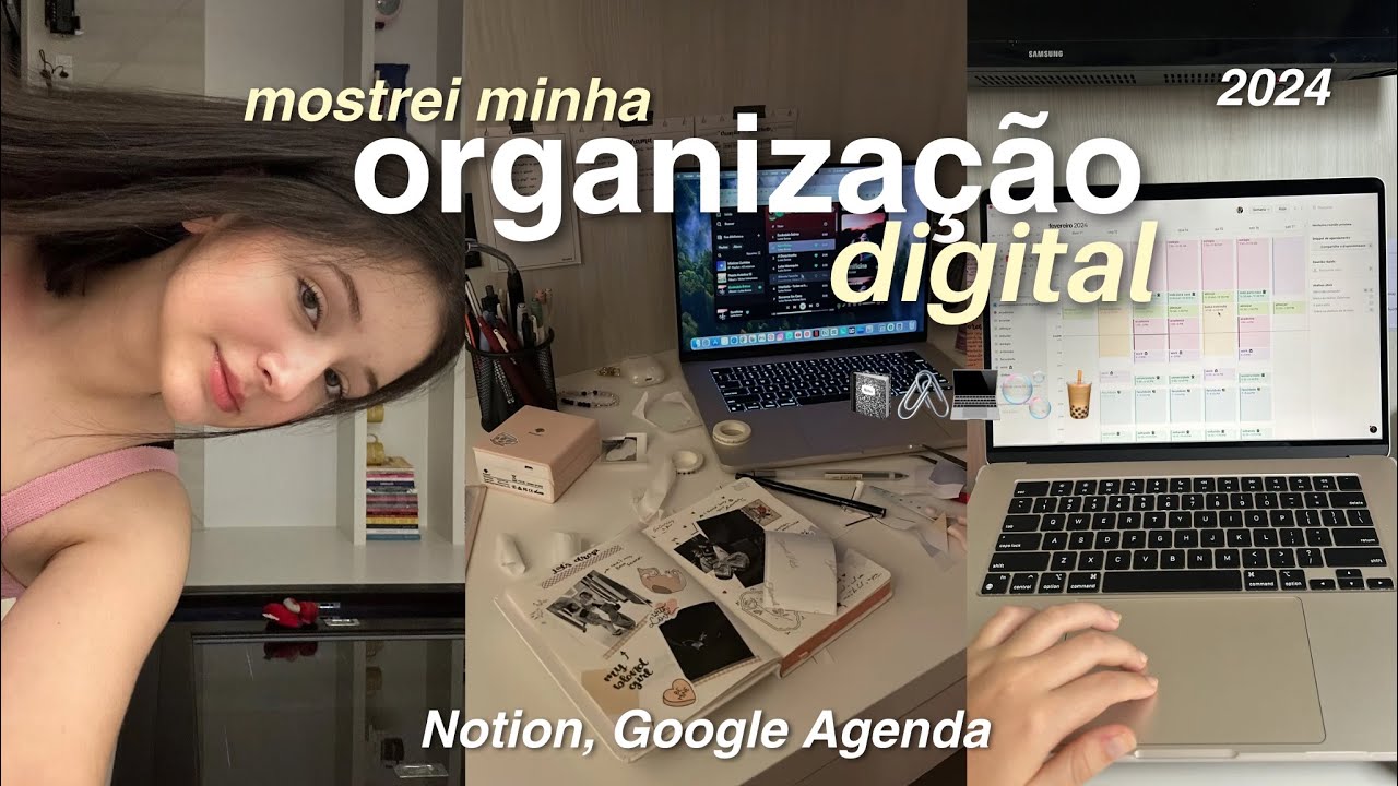 como vou me organizar para 2024? volta às aulas | organização digital | faculdade 📓📚🫧💻