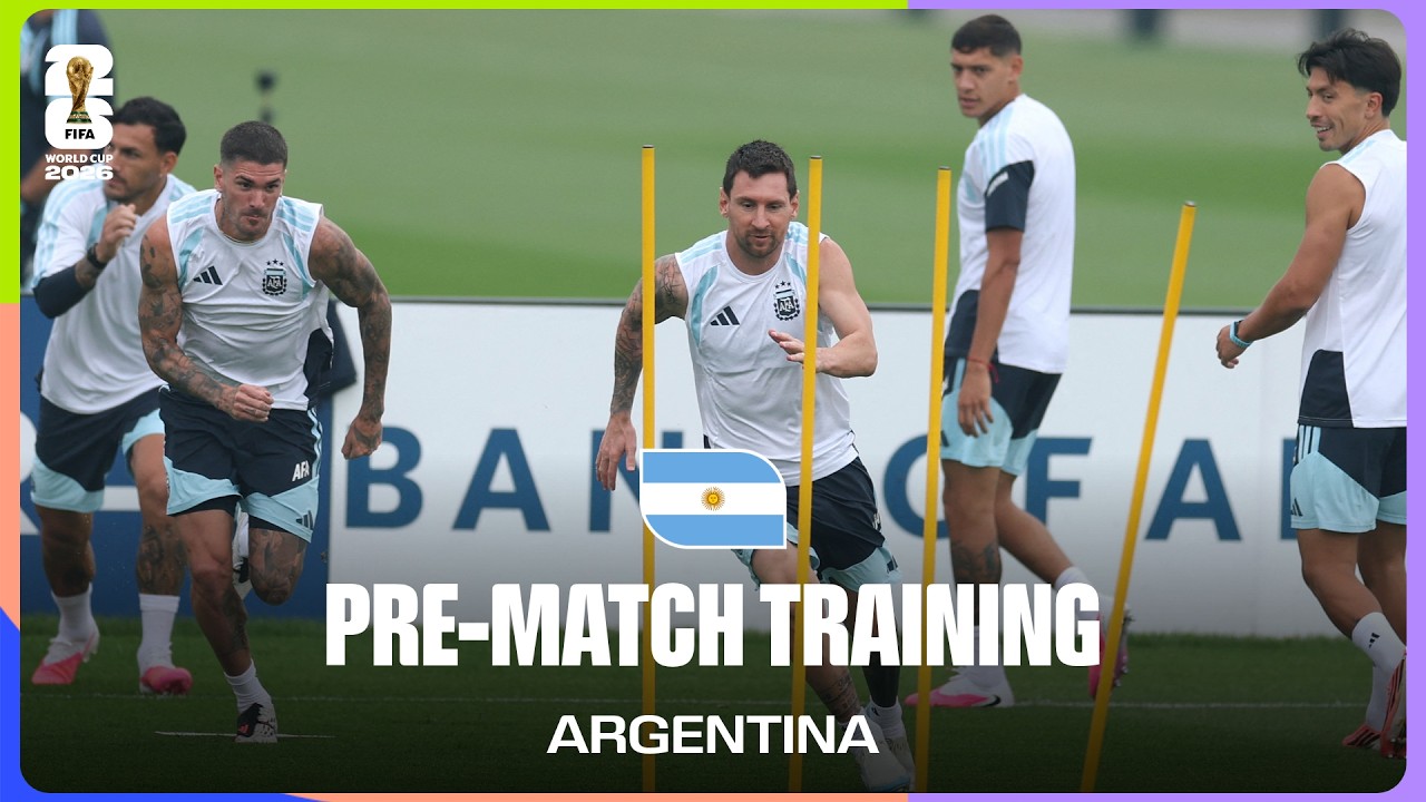 Argentina Train Before Spain | FIFA World Cup 2026&trade;