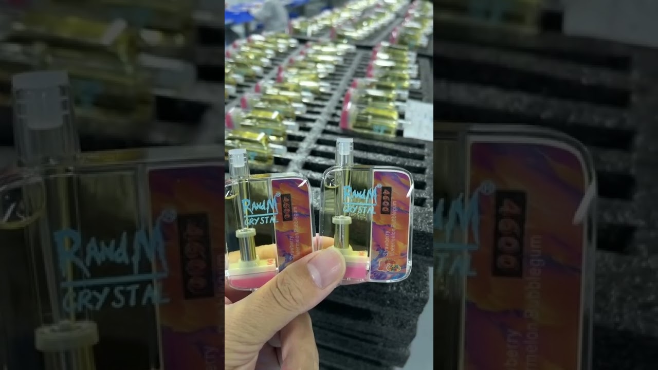 RandM crystal 4600 puffs,12 flavors avaliable, Unique design#disposablevape #vapeshop #vapelife
