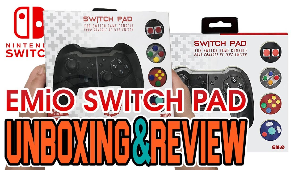 Emio Wireless Switch Pad (Nintendo Switch) Unboxing / Review
