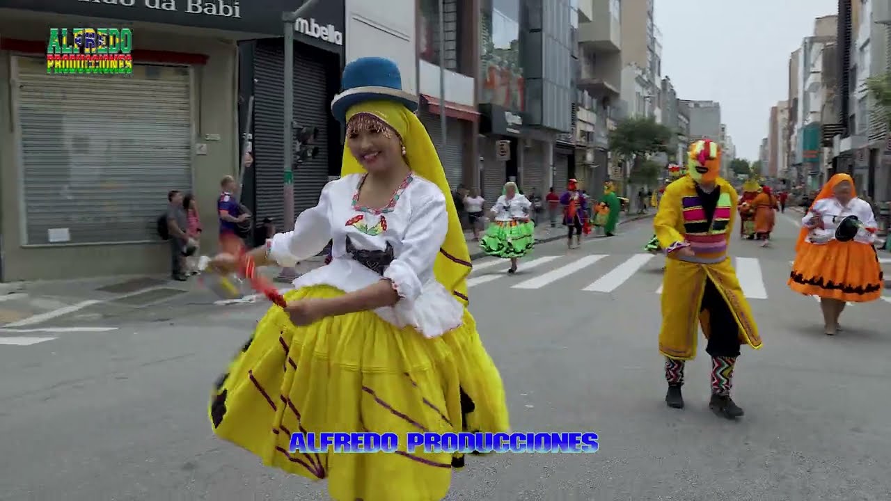CARNAVAL 2024  DANZAS  FOLKLORICAS BOLIVIANAS  EN SP. BRASIL ALFREDO PRODUCCIONES BRASIL