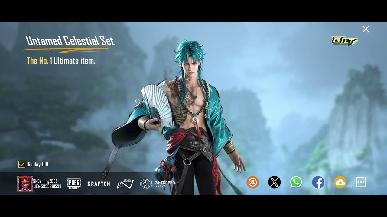 Wildsoul Warden new fire M416 & untamed celestial set opening #pubgmobile #bgmi #M416 #sngaming2005 