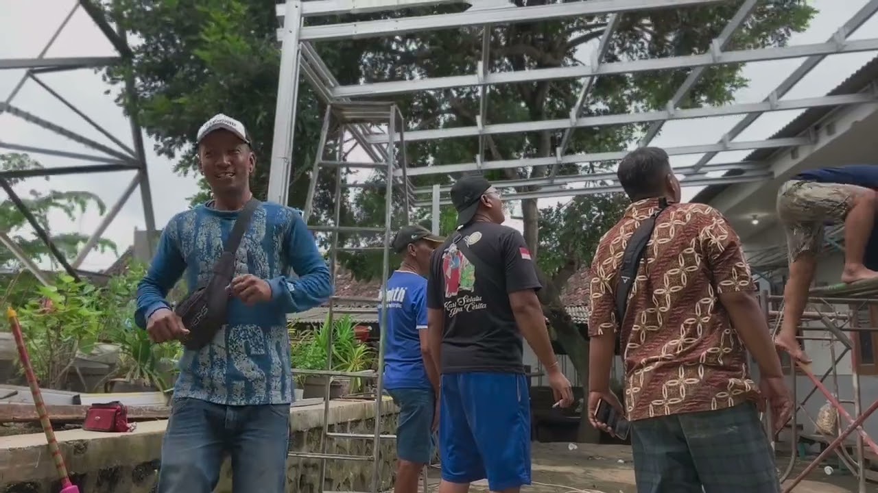 Kanopi Baru Balai RT/ Warga #warga #semarang 