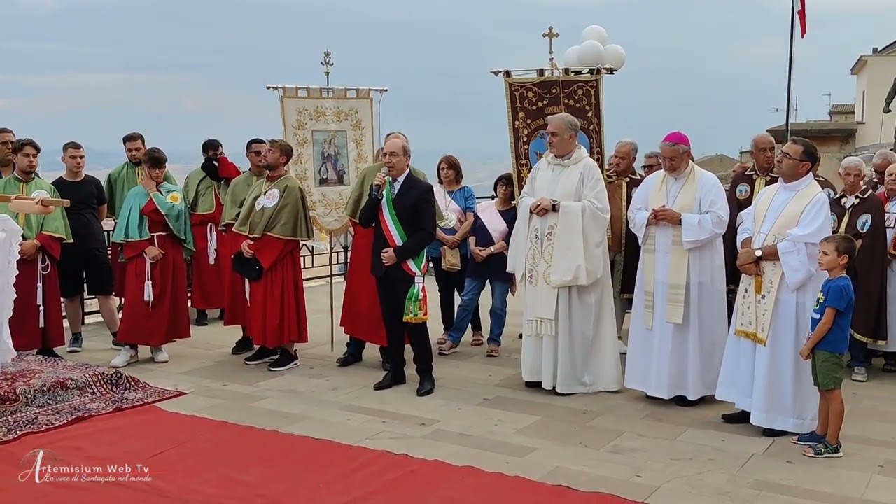 Processione di commiato alla B.V.M.Madre di Dio Incoronata S.Agata di Puglia 01 Settembre 2024