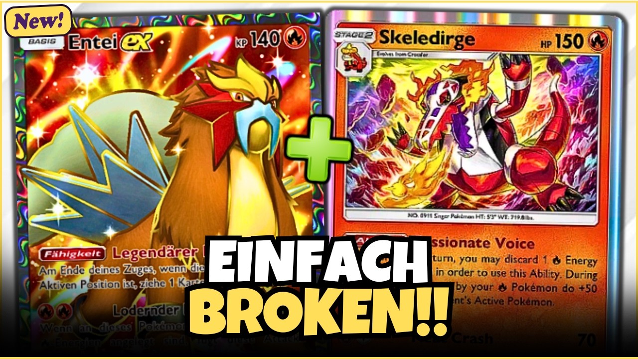 Dieses neue Meta-Deck ZERSTÖRT alles! 😈 Entei EX + Skelokrok Combo! | Pokemon TCG Pocket