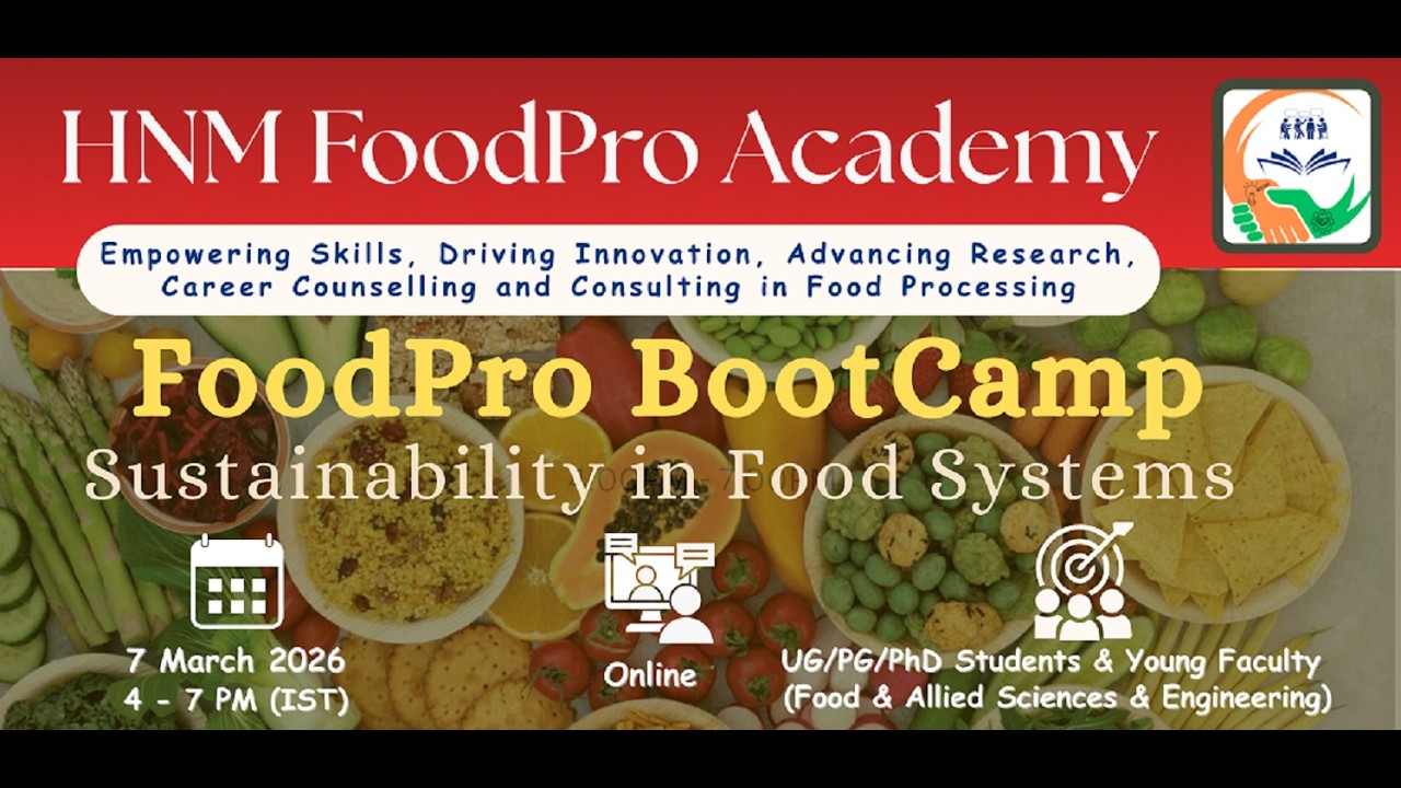 FoodPro BootCamp : Sustainability in Food Systems