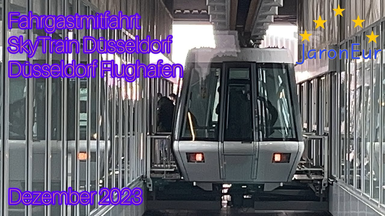 Mitfahrt | SkyTrain Düsseldorf Flughafen 🇩🇪 | Fahrgastmitfahrt