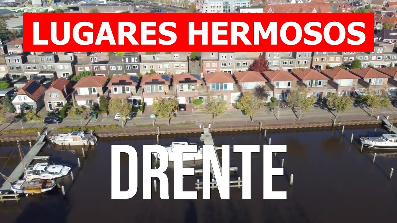 Viaje a la provincia de Drenthe, Países Bajos | Turismo, descanso, lugares, paisajes | Vídeo dron 4k