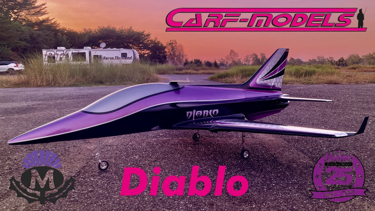 DIABLO - CARF Models - RC AEROBATIC JET - BY MAX CHRUBASIK