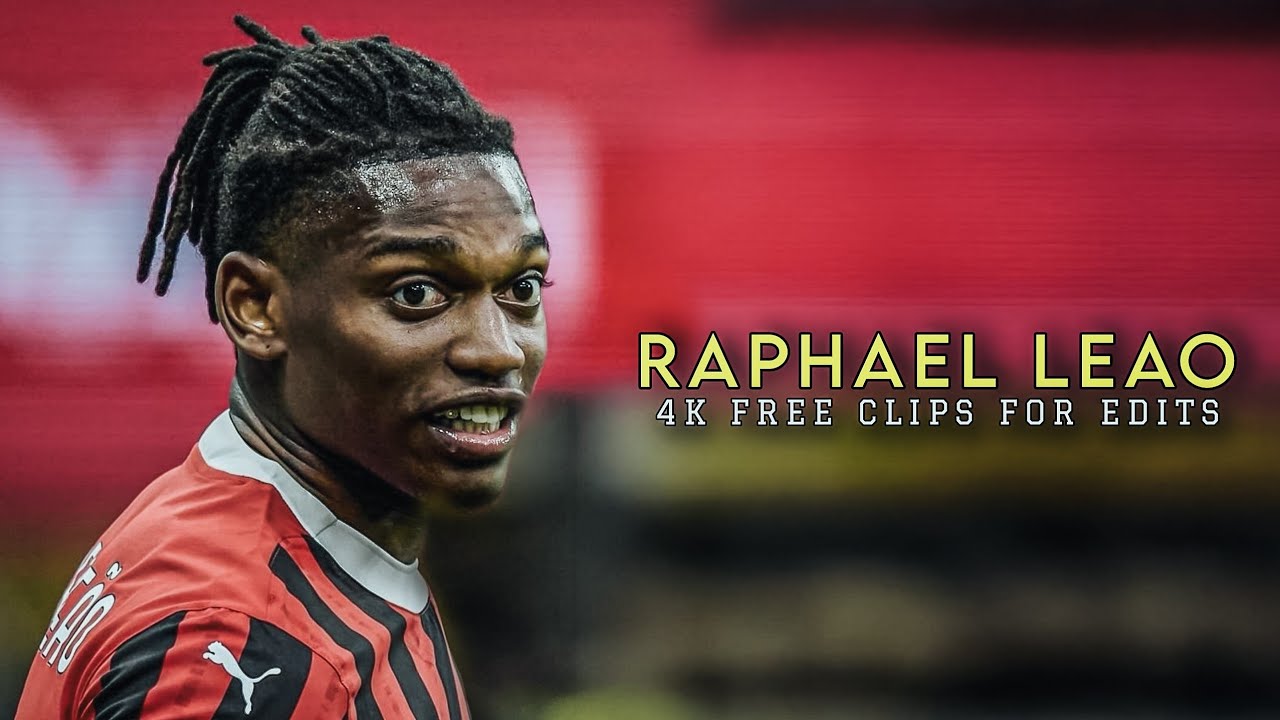 Rafael Leao 4K Clips For Edits • Free Scene Pack + Celebrations No Watermark 2180p | D74 Edits 2.0
