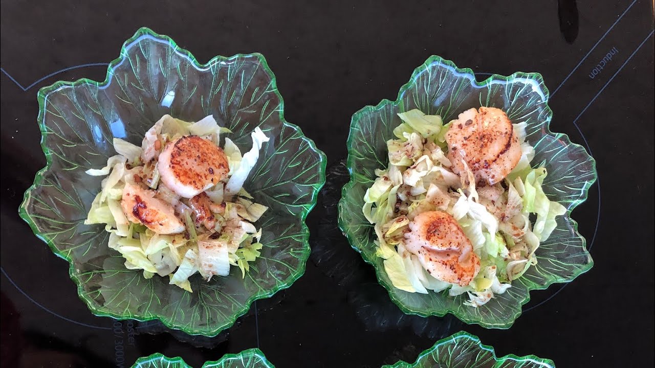 # 35 : Noix de St.-Jacques sur lit de salade