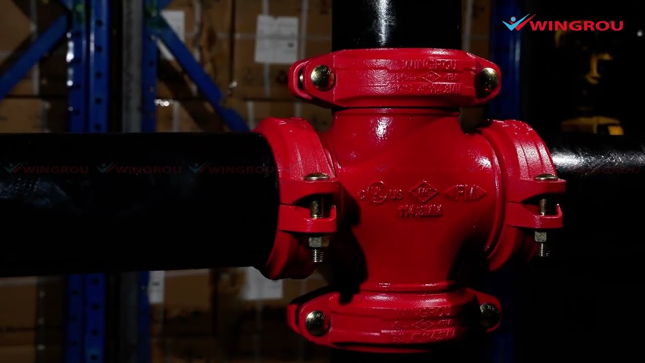 Grooved Cross Tee Installation | Cross Tee | Pipe Fittings | Grooved Pipe