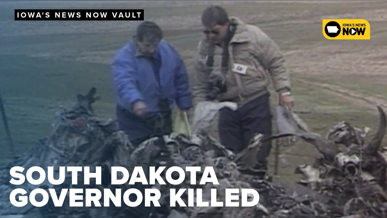 South Dakota Governor George Mickelson Killed in Iowa Plane Crash | The Iowa's News Now Vault - 1993
