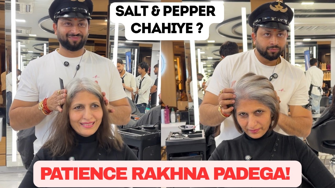 Grey ko bye bye karne wale ho ? | #greycoverage #hairgoals #transformation #saloneducation #hair
