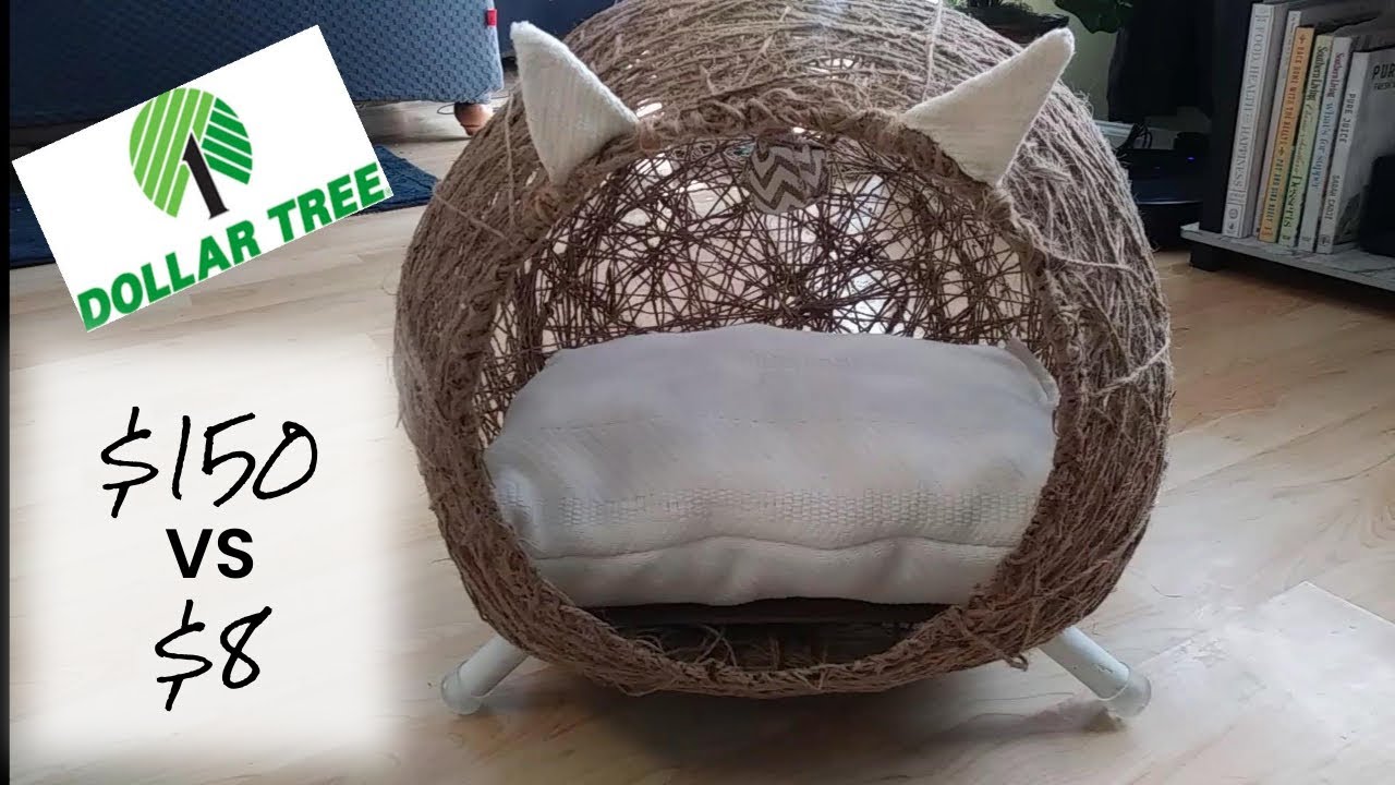 DIY JUTE CAT BED