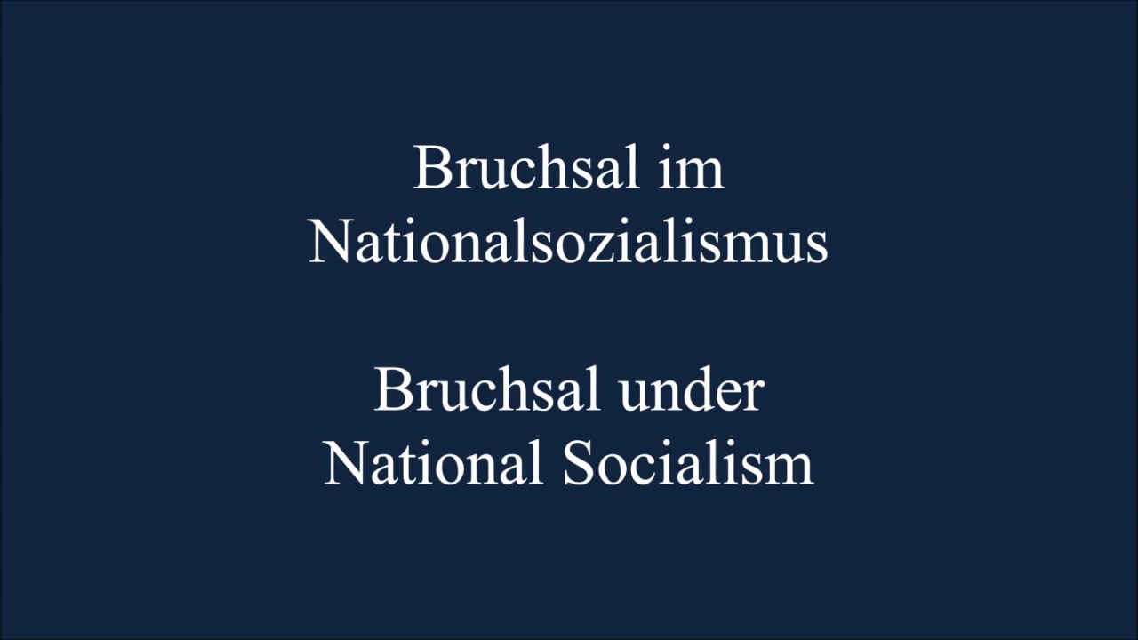 Bruchsal unterm Nationalsozialismus