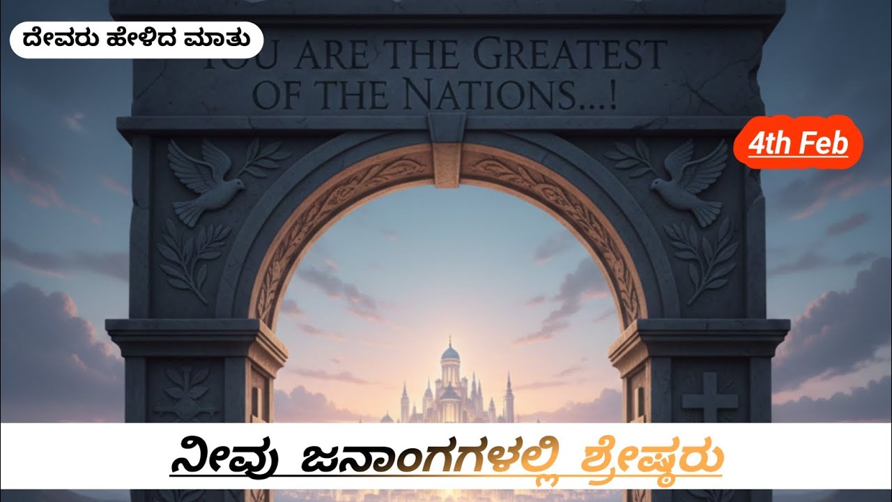 ನೀವು ಜನಾಂಗಗಳಲ್ಲಿ ಶ್ರೇಷ್ಠರು..! || Pastor Ramesh Paul || 