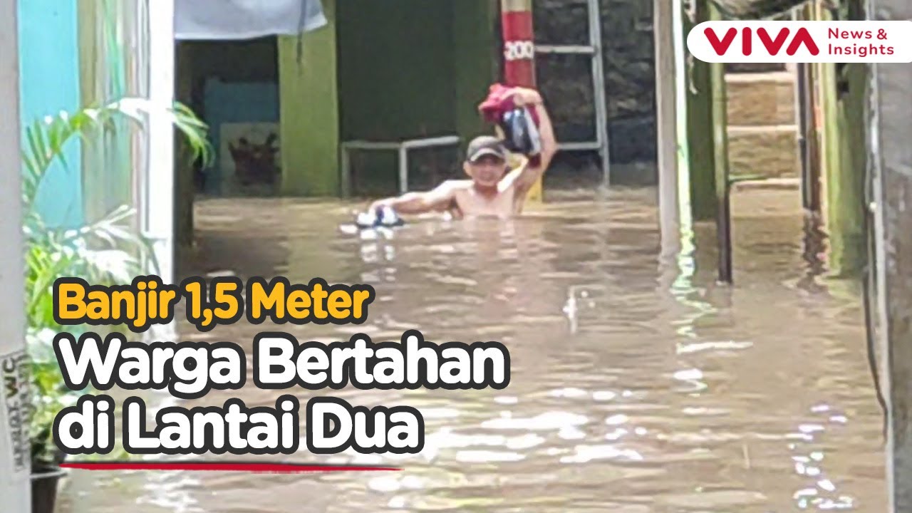 Hari Kedua Banjir Jakarta Timur, Air Capai 1,5 Meter