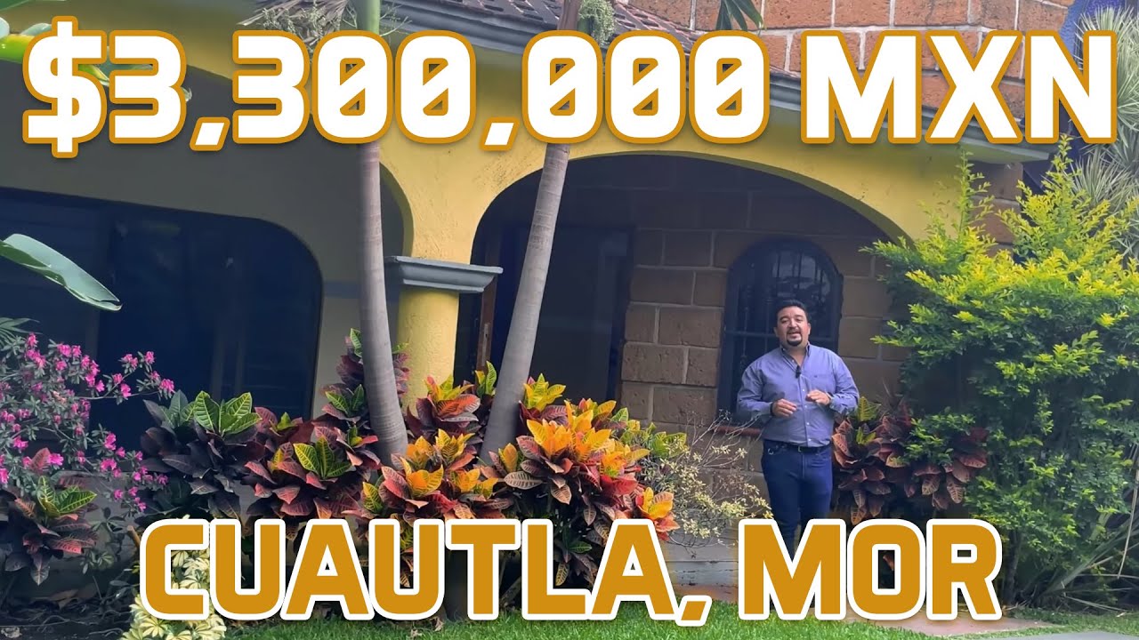 Hermosa Quinta con ALBERCA en venta. Cuautla, Morelos