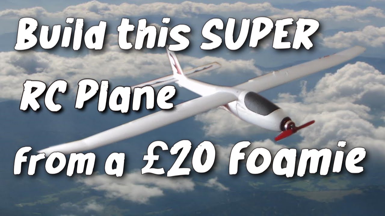 Convert a £20 foamie into a SUPER RC PLANE   -  FX707 Albatross Budget RC