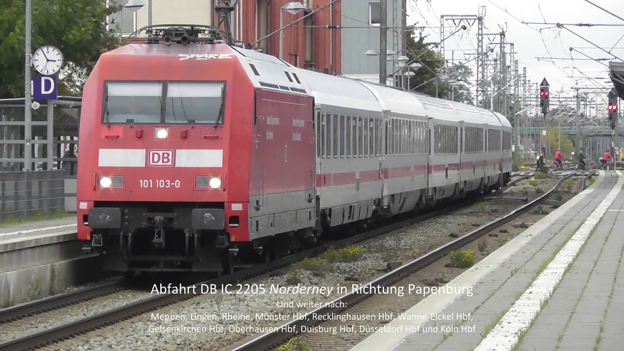Der Bahnhof Leer (Ostfriesland) und eine Fahrt nach Norden [Okt 2020]