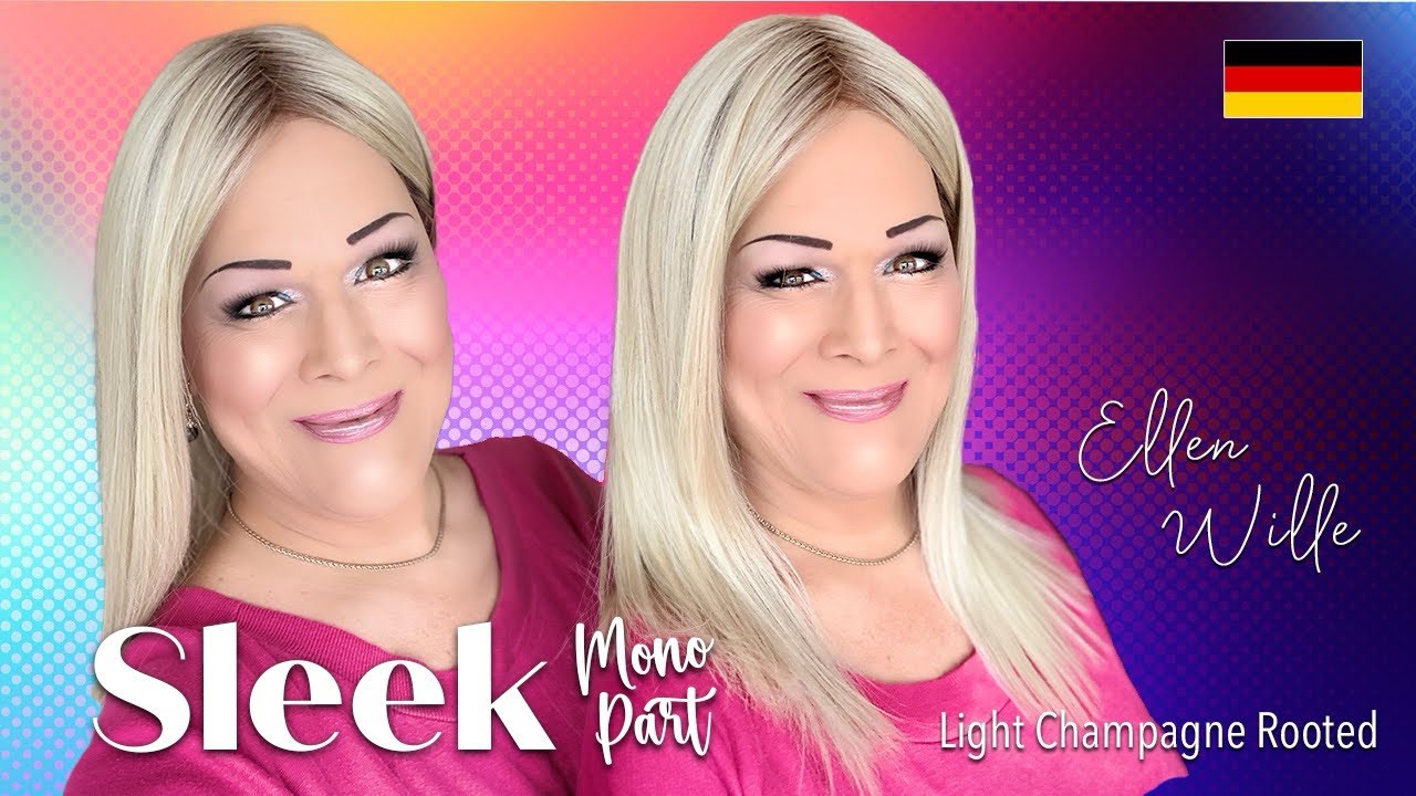 Ellen Wille Sleek Mono Part Perücke in Light Champagne Rooted (Review deutsch)